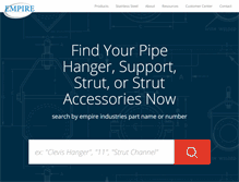 Tablet Screenshot of empireindustries.com